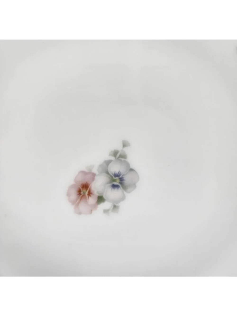 Vintage Thomas Sevres Bavaria Hand Painted Cabinet Plate Pansies 8 1/2